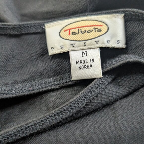 Talbots Women's M Black Maxi Dress Key Hole Back Sleeveless - Picture 4 of 6